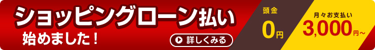 ショッピングローン払い始めました！